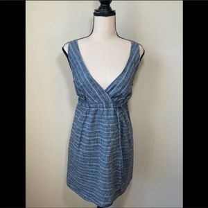 Patagonia Striped Chambray Dress Size 4